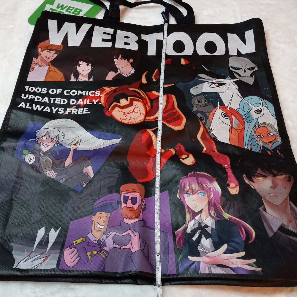 Los Angeles 2018 Comicon Giant Webtoon Tote Bag